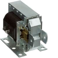 Johnson Electric Solenoid, Laminate, Pull, Foot Mounted, Solder Lugs, 120VAC/60Hz Cont, 6.50 Ohm, 25W