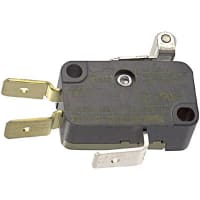 Johnson Electric Switch, Snap Action, SPDT, NO/NC, Roller Lever Actuator, 10A, 250VAC, Faston Terminal