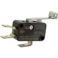 Johnson Electric Switch, Roller lever, 12 A (Max.), 125 VAC/250 VAC (Max.), 1.5 N, 27.8 mm