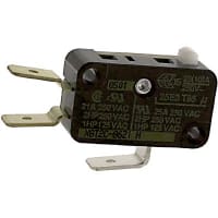 Johnson Electric SWITCH, MINIATURE SNAP ACTION MICROSWITCH, 10A 125/250 VAC, PIN PLUNGER, .250 QU