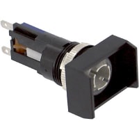 Johnson Electric Switch Body;TP2 Series;Latching;18x24mm;Exposed Bezel;IP67;Faston;16.2mm Dia Mtg