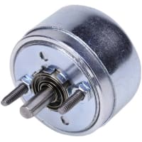 Johnson Electric Solenoid, Rotary, 25 Degree CW, Spring Return, Threaded Studs, 28VDC@25%, 28.15 Ohms