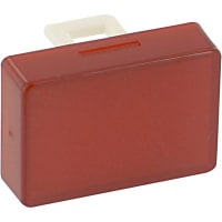 Johnson Electric Red Push Button Cap, for use with TH25 Series, Pushbutton Lens