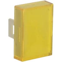 Johnson Electric Lens, Flat, Yellow, Rectangular