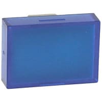 Johnson Electric Lens, Flat, Blue, Rectangular