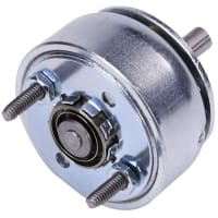 Johnson Electric Solenoid, Rotary, 25 Degree CW, Spring Return, Threaded Studs, 26VDC@25%, 13.80 Ohms