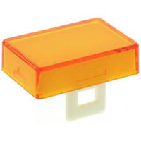 Johnson Electric Orange Rectangular Push Button Lens for use with Push Button Switch