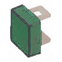 Johnson Electric Sq green lens for 16mm pushbutton switch