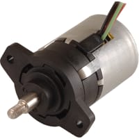 Johnson Electric Motor, Stepper, Bipolar, Std Magnet, Screw Flange, 100 mm Lead w/CT Connector