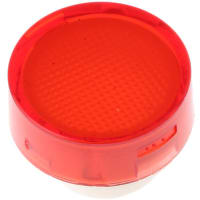 Johnson Electric Red Circular Push Button Lens for use with TP2 Series