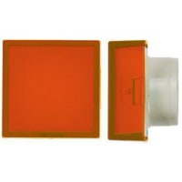 Johnson Electric Orange Square Push Button Lens for use with TP2 Series