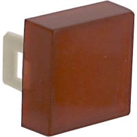 Johnson Electric Red Push Button Cap, for use with TH5 Series, Pushbutton Lens