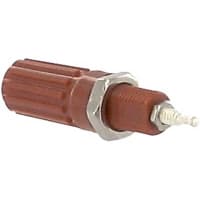 Johnson-Cinch Connectivity Solutions Test Connector Insulated Binding Post - Red, 111 Series