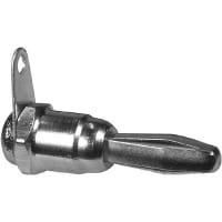 Johnson-Cinch Connectivity Solutions Banana Plug Uninsulated Hex Body Threaded Backhole