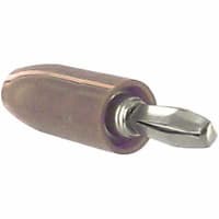 Johnson-Cinch Connectivity Solutions Brown Banana Plug Insulated Round Solder/ Solderless Hole