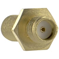 Johnson-Cinch Connectivity Solutions SMA Jack-Bulkhead Jack Adapter Assembly, 18 GHz, 50 Ohm, SMA Series