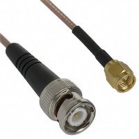 Johnson-Cinch Connectivity Solutions SMA Straight Plug to BNC Plug, 24" (610mm), RG316 Cable, BNC 50 Ohm Series