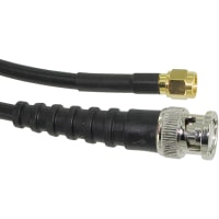 Johnson-Cinch Connectivity Solutions SMA Straight Plug-BNC Straight Plug, 36in, 914mm, RG58, SMA RF Cable Series