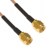 Johnson-Cinch Connectivity Solutions SMA Plug-SMA Plug, RG316 Cable, 12in, 305mm, SMA RF Cable Series