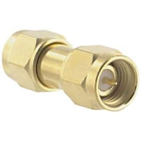 Johnson-Cinch Connectivity Solutions SMA Plug-Plug Adapter Assembly, 18 GHz, 50 Ohm, SMA Series