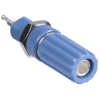 Johnson-Cinch Connectivity Solutions Test Connector Insulated Binding Post - Blue