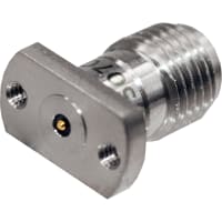 Johnson-Cinch Connectivity Solutions Connector, Rf, 2-Hole Flange Pcb Mount Vertical