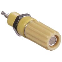 Johnson-Cinch Connectivity Solutions Insulated Binding Post - Yellow