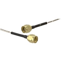 Johnson-Cinch Connectivity Solutions SMA Straight Plug-SMA Straight Plug, 24in, 610mm, RG178, SMA RF Cable Series