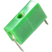 Johnson-Cinch Connectivity Solutions Green Tip Jack Horizontal PCB Mount for .080" (2.0mm) Plug