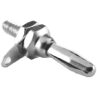 Johnson-Cinch Connectivity Solutions Banana Plug Uninsulated Hex Body Threaded Stud Solder