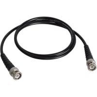 Johnson-Cinch Connectivity Solutions BNC Straight Plug to BNC Plug, 1000mm (39.4"), RG58, BNC 50 Ohm Series