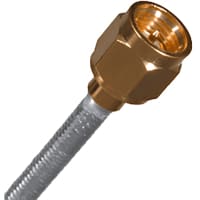 Johnson-Cinch Connectivity Solutions Straight SMA Plug - Straight SMA Plug, 250mm, 9.84in, .086, SMA RF Cable Series