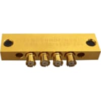 Johnson-Cinch Connectivity Solutions Full Detent Male, Right Angle PCB Surface Mount, SMP, 4 Position