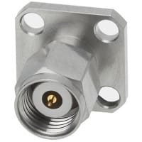 Johnson-Cinch Connectivity Solutions Panel Receptacle Jack 4 hole flange Accept Pin 0.3mm 2.4mm Series