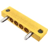 Johnson-Cinch Connectivity Solutions Smooth Bore Male, Right Angle PCB Surface Mount, SMP, 4 Position