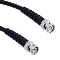 Johnson-Cinch Connectivity Solutions BNC Straight Plug to BNC Plug, 36" (914mm), RG59 Cable, BNC 50 Ohm Series