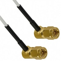 Johnson-Cinch Connectivity Solutions SMA Right Angle Plug to SMA RA Plug, 12in, 305mm, RG178, SMA RF Cable Series