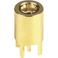 Johnson-Cinch Connectivity Solutions SMB Plug, Straight PCB Mount