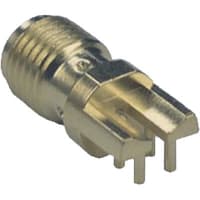 Johnson-Cinch Connectivity Solutions SMA Jack, High Frequency End Launch, .010 Contact