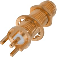 Johnson-Cinch Connectivity Solutions SMA Plug, Straight PCB Mount