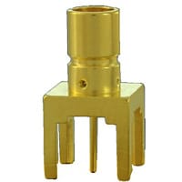 Johnson-Cinch Connectivity Solutions Mini-SMB Jack, 75 Ohm, Straight PCB, Mini-SMB Series