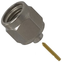 Johnson-Cinch Connectivity Solutions SMA Plug, 6in, 152mm, Solder Cabled RG406, 26.5GHz, 50 Ohm, SMA RF Cable Series