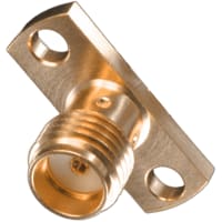 Johnson-Cinch Connectivity Solutions SMA Jack, 2-Hole Flange, Extended Dielectric, .010, Standard SMA Coax Series