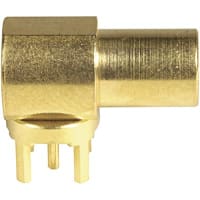 Johnson-Cinch Connectivity Solutions SMB Plug, Right Angle PCB Mount