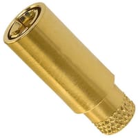 Johnson-Cinch Connectivity Solutions SMB Plug, 50 Ohm, Gold Plated, Standard SMB Coax Series