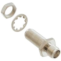 Johnson-Cinch Connectivity Solutions SMA Adapter Jack-Bulkhead Jack Adapter, Standard SMA Coax Series