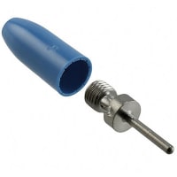 Johnson-Cinch Connectivity Solutions Blue Tip Plug, Wire Mount for .080" (2.0mm), Insulated Solderless