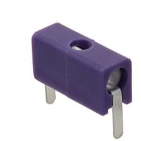 Johnson-Cinch Connectivity Solutions Violet Tip Jack , Horizontal PCB Mount for .080" (2.0mm) Plug