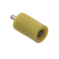 Johnson-Cinch Connectivity Solutions Yellow Tip Jack Vertical PCB Mount