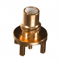 Johnson-Cinch Connectivity Solutions Straight 50Ohms PCB Mount RF Connector, jack, Solder Termination, RG178, RG316